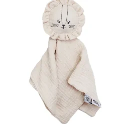Doudou mousseline Lion Tam Tam Sable 34x34cm