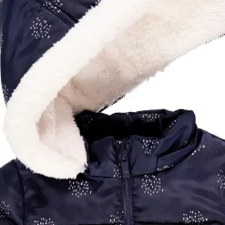 Doudoune doublée sherpa à imprimé en foil pour bébé fille