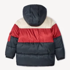 Doudoune effet colorblock à capuche pour garçon