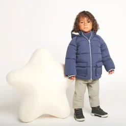Doudoune longue matelassée et doublée sherpa pour bébé garçon