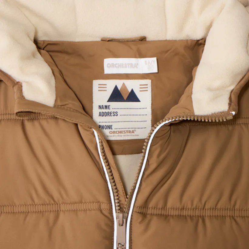 Doudoune matelassée doublée micropolaire pour garçon