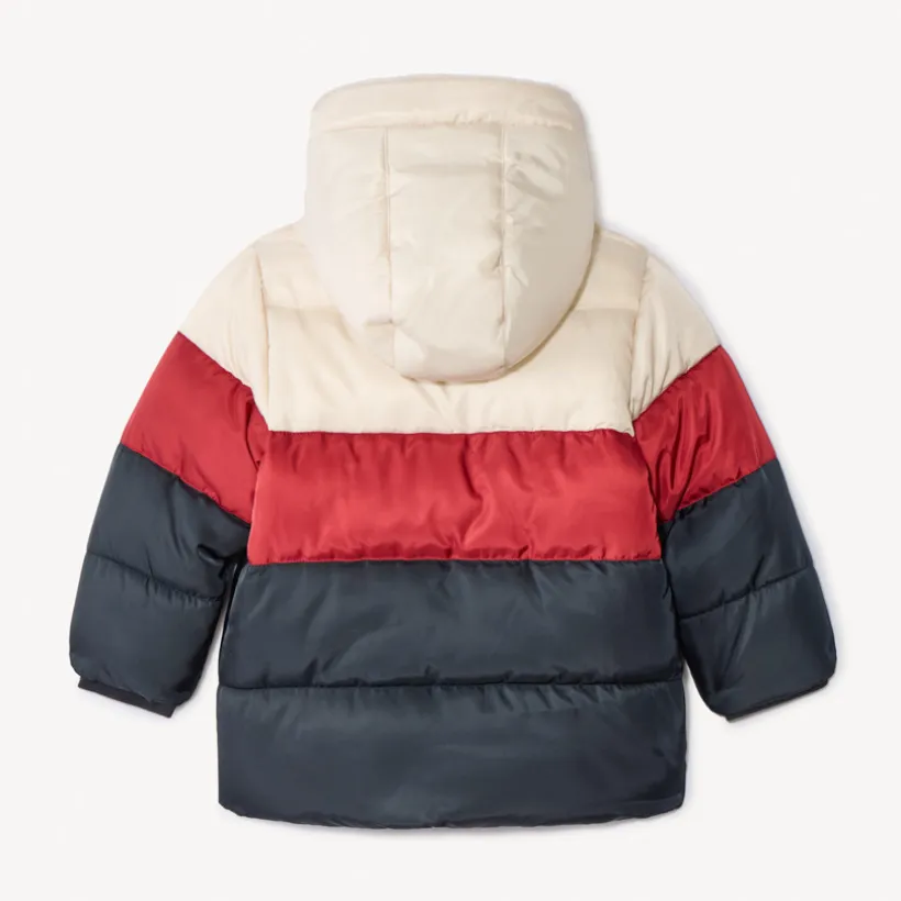 Doudoune matelassée effet color block doublée sherpa pour bébé garçon
