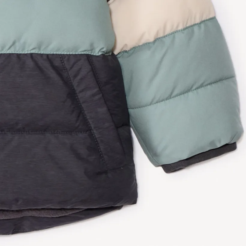 Doudoune matelassée effet color block pour bébé garçon
