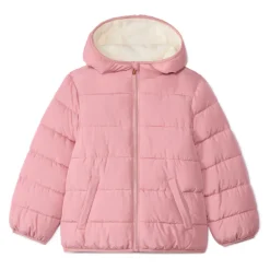 Doudoune rembourrée et doublée micropolaire pour fille
