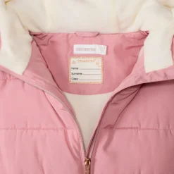 Doudoune rembourrée et doublée micropolaire pour fille