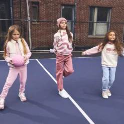 Doudoune sans manches bi-matière sherpa/padding pour fille
