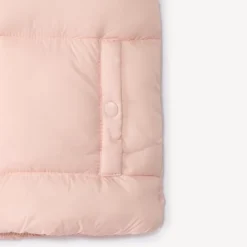 Doudoune sans manches à capuche ludique pour bébé fille