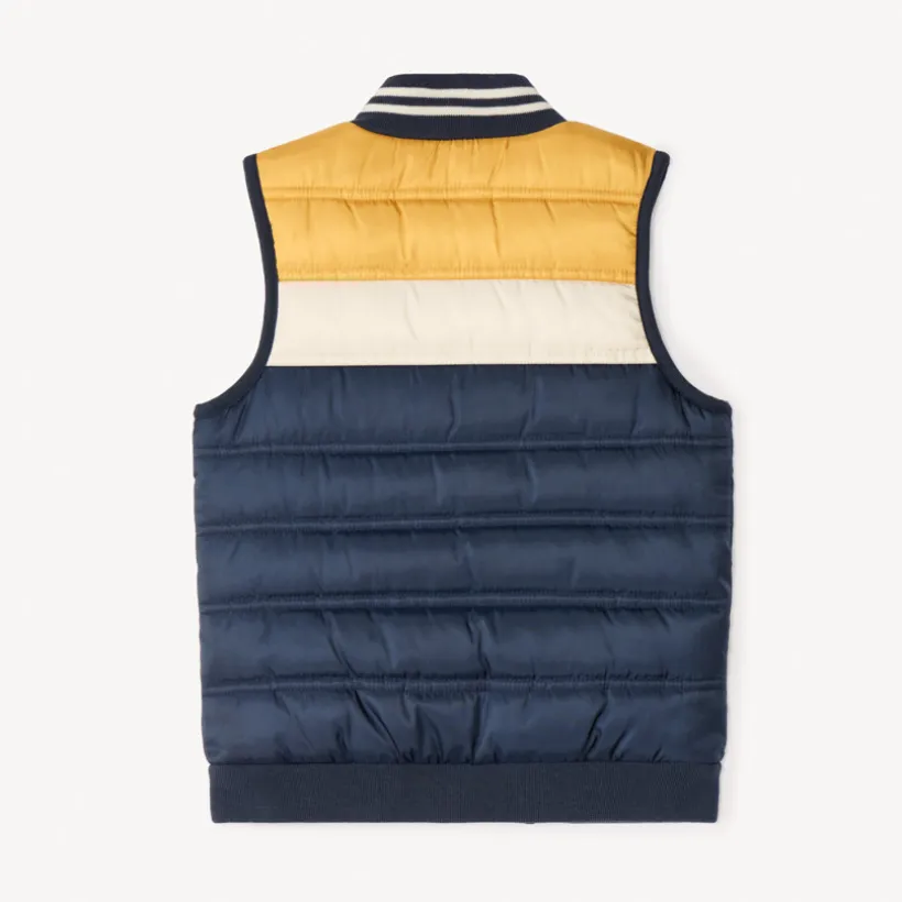 Doudoune sans manches effet color block pour bébé garçon