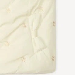 Doudoune sans manches à fleurs brodées pour bébé fille