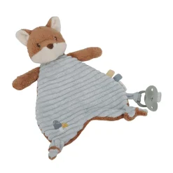 Doudou peluche renard Forest Friends bleu