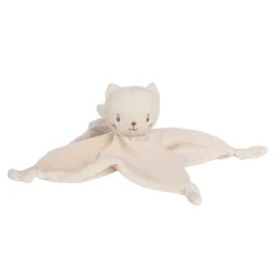 Doudou plat Mon Petit Chat beige