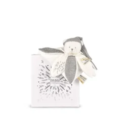 Doudou plat Ours collector argenté anniversaire 25 ans