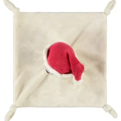 Doudou plat ourson de Noël en sherpa pour bébé