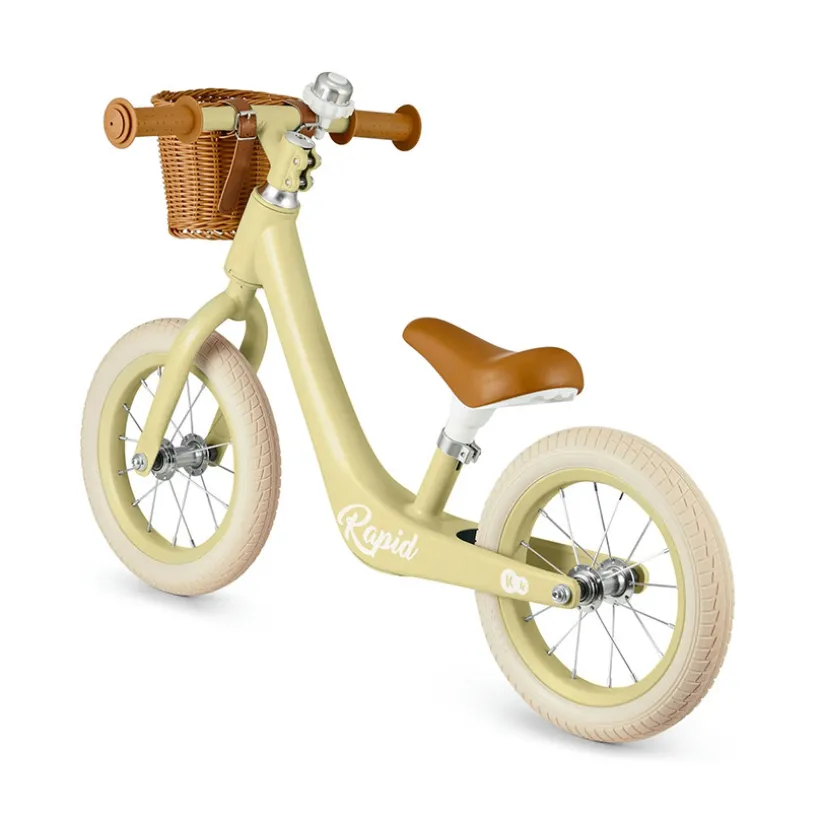 Draisienne Rapid 2 avec panier savannah green