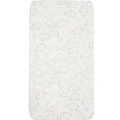 Drap-housse jersey - 60x120 cm - Elephant Tales