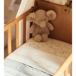 Drap-housse jersey - 40/50 x 80/90cm - Elephant Tales