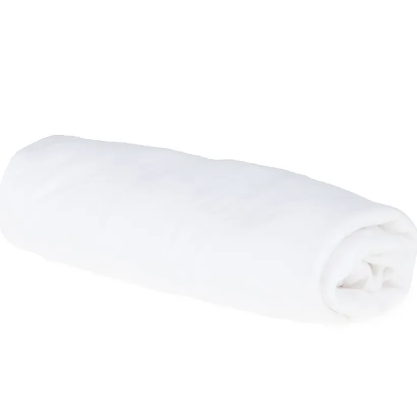 Drap housse pour lit jumeaux Noah 120 x 130 cm blanc