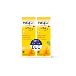 Duo crème pour le change Calendula 2 x 75 ml