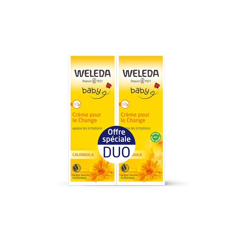 Duo crème pour le change Calendula 2 x 75 ml