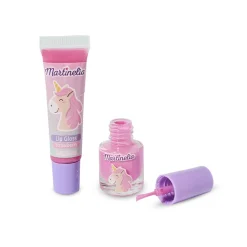 Duo gloss à la fraise + vernis à ongles Little Unicorn