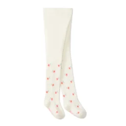 Ensemble barboteuse + collants en tricot pour bébé fille