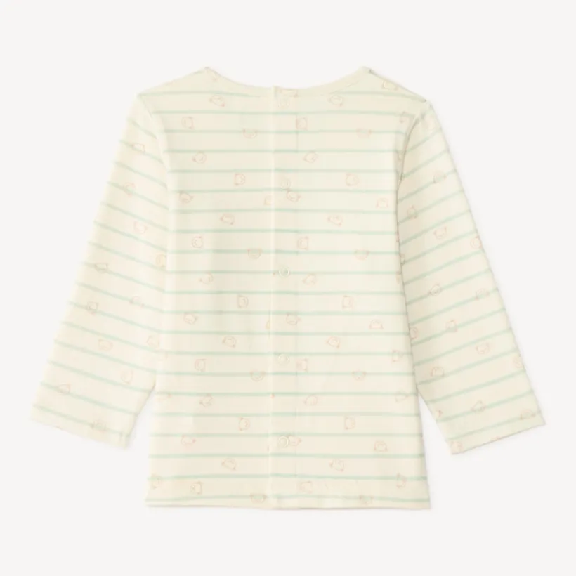 Ensemble bébé garçon salopette + t-shirt manches longues motif ourson