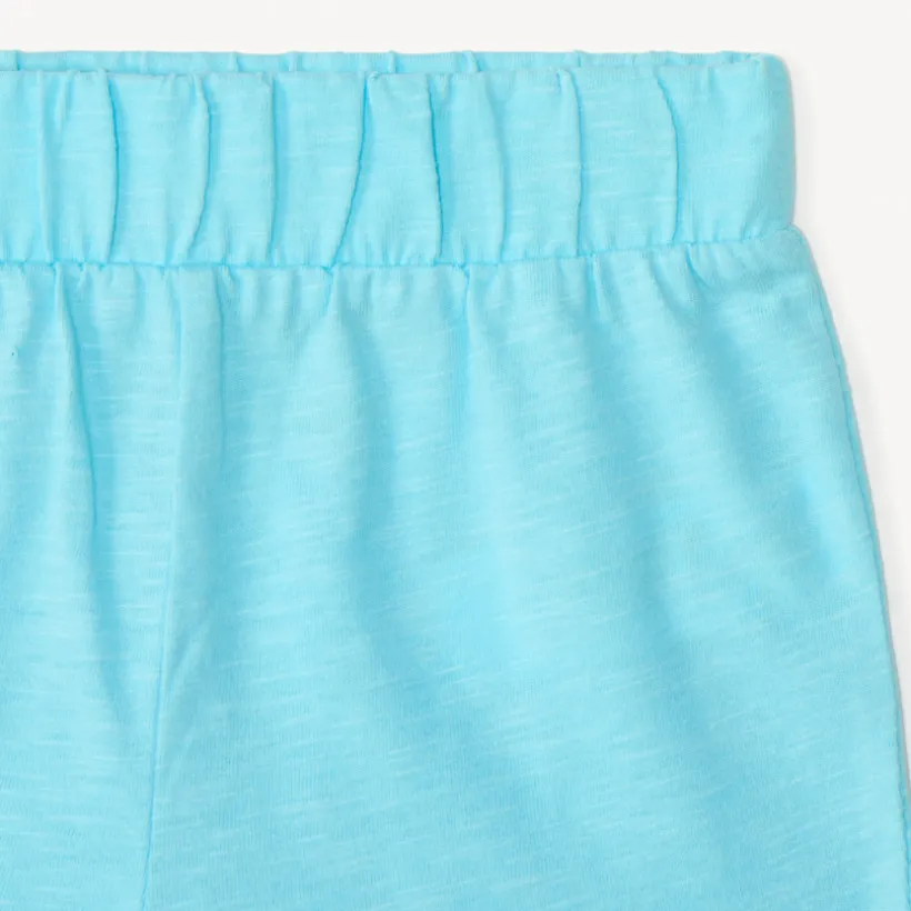 Ensemble court 2 pièces débardeur à volant + short pour bébé fille