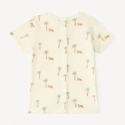 Ensemble court 2 pièces t-shirt + salopette pour bébé garçon