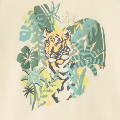 Ensemble court t-shirt + bermuda imprimé jungle pour garçon