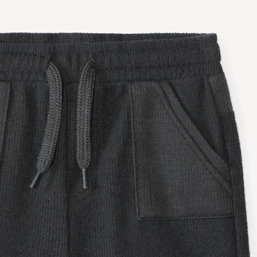 Ensemble court t-shirt + short en maille fantaisie pour bébé garçon