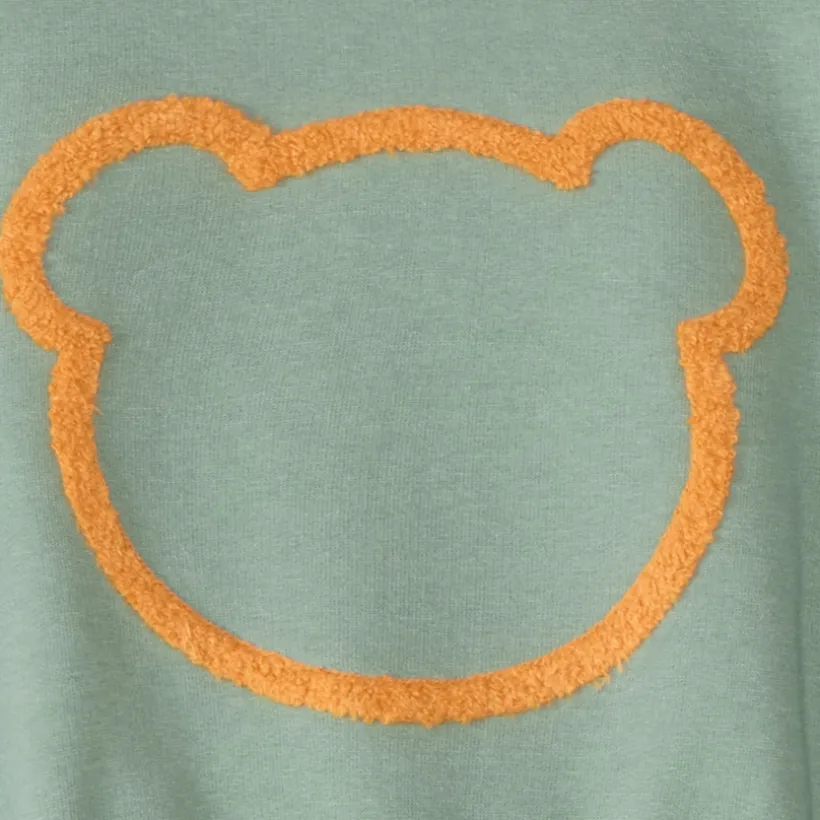 Ensemble de jogging bébé garçon broderie bouclette ourson