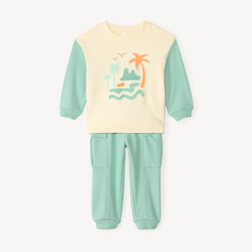 Ensemble de jogging effet color block pour bébé garçon