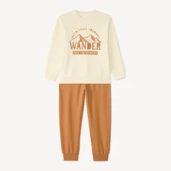 Ensemble de jogging garçon en molleton print fantaisie