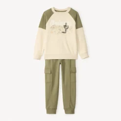 Ensemble de jogging molleton print cactus pour garçon