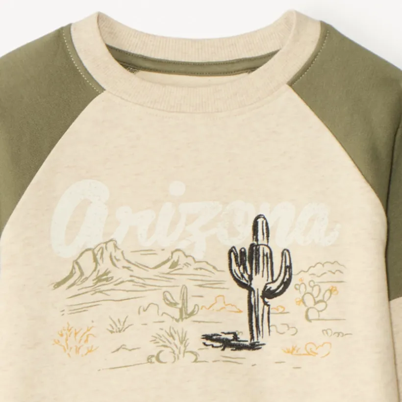 Ensemble de jogging molleton print cactus pour garçon
