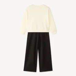 Ensemble de jogging sweat + pantalon évasé pour fille