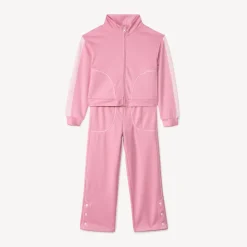 Ensemble jogging en interlock uni pour fille