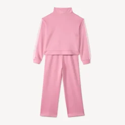 Ensemble jogging en interlock uni pour fille