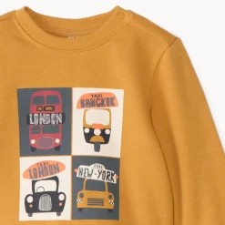 Ensemble jogging en molleton printé pour bébé garçon