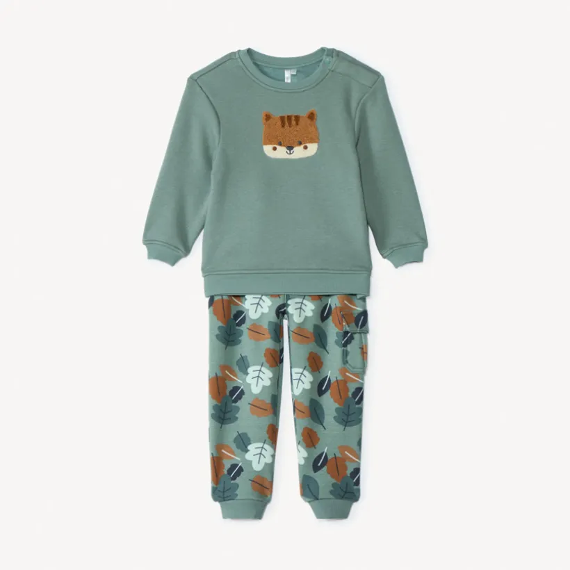 Ensemble jogging en molleton doublé pour bébé garçon