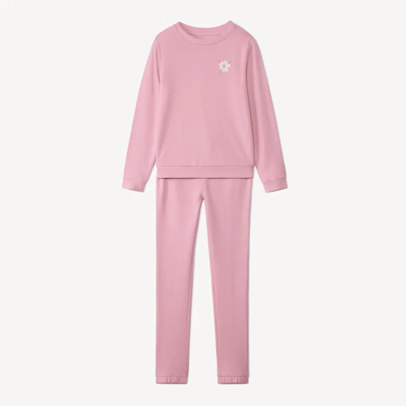 Ensemble jogging en molleton printé pour fille