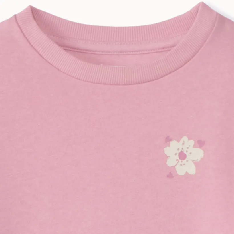 Ensemble jogging en molleton printé pour fille