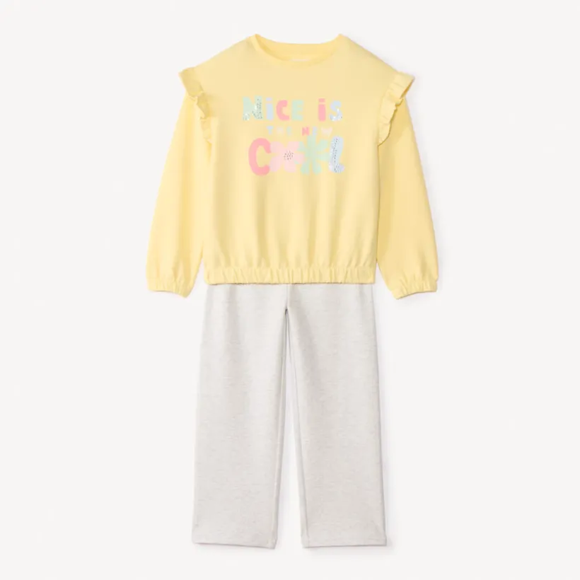 Ensemble jogging en scuba pour fille