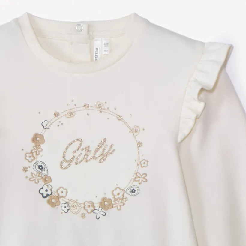 Ensemble jogging en scuba pour bébé fille