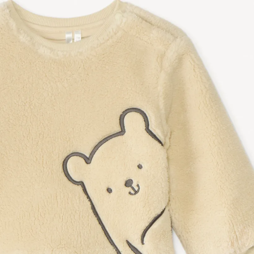 Ensemble jogging en sherpa pour bébé garçon