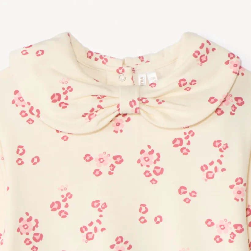 Ensemble jogging imprimé fleurs pour bébé fille