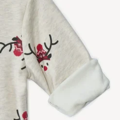 Ensemble jogging imprimé rennes de Noël pour bébé garçon
