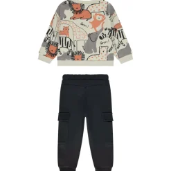 Ensemble jogging imprimé safari pour bébé garçon