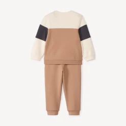 Ensemble jogging ludique effet color block pour bébé garçon