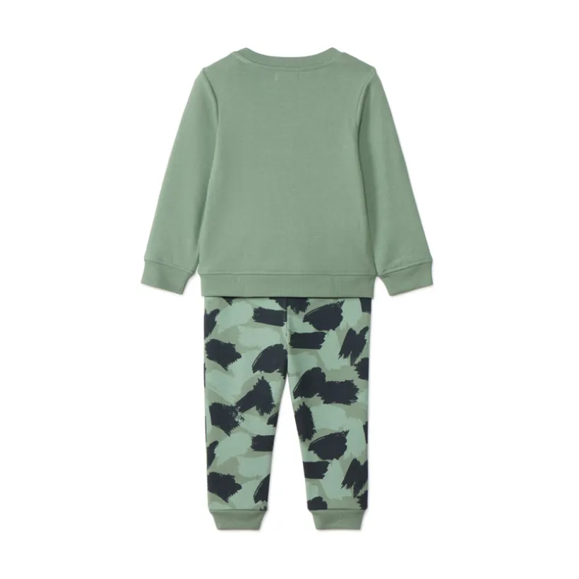 Ensemble jogging ludique à motif animal pour bébé garçon